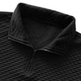 thumbnail image 7 of Awdenio Men Clothing Quarter Pullover Sweaters Casual Stand Collar Sweatshirt Long Sleeve, Business Dress, 7 of 7