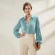 thumbnail image 5 of AUNVITO Women's Velvet Casual Shirt Jacket Long Sleeve with Solid Color Autumn Winter Fashion Outerwear, 5 of 9