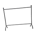 thumbnail image 2 of HILABEE Doll Clothes Storage Rack Miniature Doll Garment Rack for 1/6 1/12 Scale Diorama Black, 2 of 9