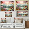thumbnail image 4 of Designart "Lakefront Allure Birds Of Paradise" Birds Of Paradise Floater Framed Wall Decor, 4 of 5