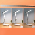 thumbnail image 4 of Lampe de Bureau Solaire, Lampe de Lecture Solaire/usb, 4 LED Portable Rechargeable Col Flexible pour Lecture, 4 of 5