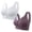 White & Purple, variant on Lovzfmll Size Women's No-Wire Bra No Front Button No-Slip Underwear