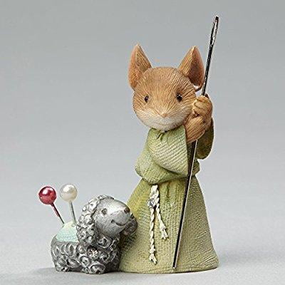 Shepherd Lamb - enesco heart of christmas shepherd mouse with lamb figurine 1.97 in