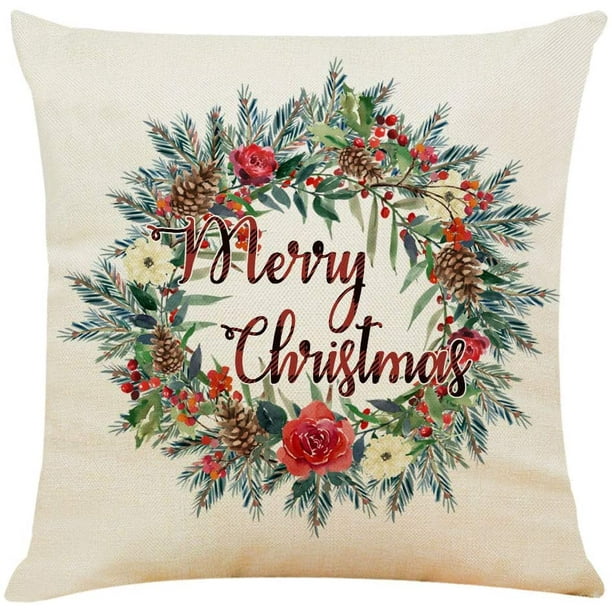 Walmart christmas pillows and throws sales