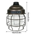 thumbnail image 2 of Kyusrd Offres d'Été pour Patio Extérieur! Lumières de Camping Extérieures Lumières de Tente Éclairage Portable Rechargeable Lumières de Cheval Portables, 2 of 3