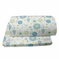 thumbnail image 4 of Yellow and Blue Foot Rest, Spring Nature Inspired Pattern Flower Scrapbook Style, Non-Slip Backing Adjustable Ergonomic Memory Foam Leg Support for Office, Blue Yellow Pale Grey, by Ambesonne, 4 of 5