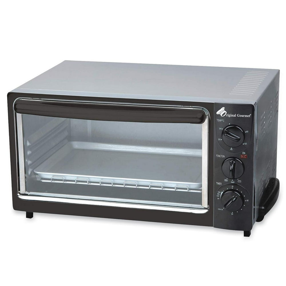 Original Gourmet, CFPOG22, Black Toaster Oven, 1, Black