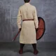 thumbnail image 2 of Disfraz de armadura Medieval para hombre, chaqueta con correa de Gambeson, Larp, pirata, guerrero vikingo, Pirata, caballeros, traje de cuero, abrigo para adulto, 2 of 2