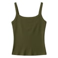 thumbnail image 4 of enyan Girls Tank Top Solid Sleeveless Undershirts Scoop Neck Undershirts Soft Dance Tank Tops for Toddler,AG,9-10 Years, 4 of 4