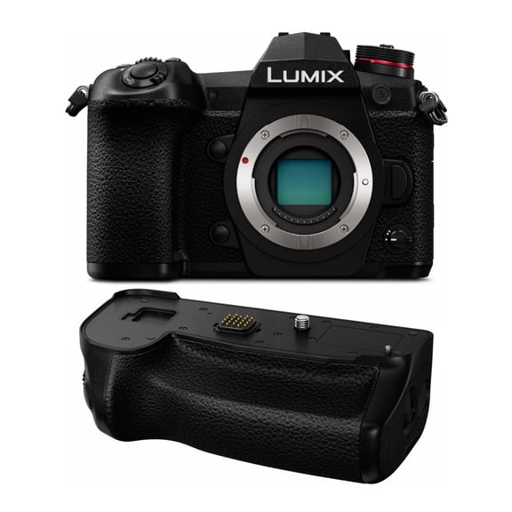 Panasonic LUMIX DC-G9 Mirrorless Camera with G9 Vertical Battery Grip Bundle