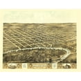 thumbnail image 2 of Ruger 32x26 Black Ornate Wood Framed with Double Matting Museum Art Print Titled - Marengo Iowa - Ruger 1868, 2 of 4