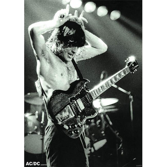 Angus Young Canvas Art Poster Print 24x36"Unframed Wall ArtACDC 