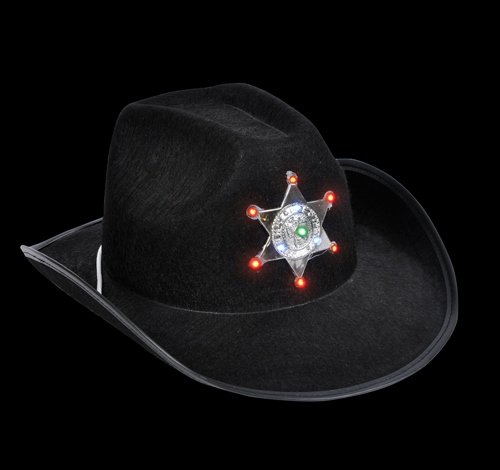 20\u0026quot; LIGHT-UP SHERIFF COWBOY HAT 