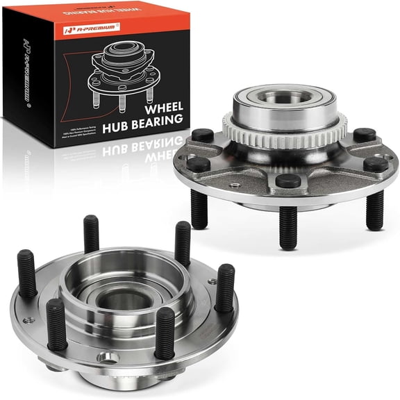 A-Premium 2 x Rear Wheel Bearing and Hub Assembly with 6-Lug Compatible with Kia Sedona 2006-2012 2014 & Hyundai Entourage 2007-2009
