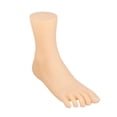 thumbnail image 2 of HILABEE Female Foot Mannequins PVC Female Left Feet Mannequin Foot Model Socks Shoes Toe Right A, 2 of 9
