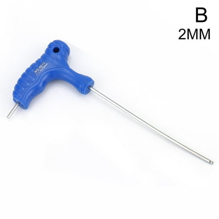 

1X T-Handle Allen Wrench Ball End Hex Key Set Long Arm 5/64 -3/8 Inch 1.5-10mm K8N6