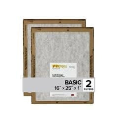 3M FPL01-2PK-24 16x25x1 Flat Pan Filter - Quantity 2424