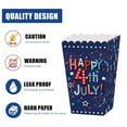 thumbnail image 6 of Independence Day Popcorn Treat Boxes,4th of July Snack Bowl Party Supplies,Patriotic Popcorn Party Supplies Popcorn Containers For 4th of July Patriotic Presents,Disposable Tableware Paper Set(8pc), 6 of 9