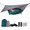 Blue+green, variant on Camping Hammock with Mosquito Net & Rain Fly Tent Tarp & Tree Straps Portable Strong Nylon Hammock Parachute Tent w/Storage Bag for Camping Hiking Backyard Outdoor Backpacking Travel