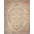 thumbnail image 2 of Nourison Vintage Washables 9'10" x 13'2" Coral Taupe Vintage Indoor Rug, 2 of 9