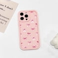 thumbnail image 2 of YWC-Compatible for iPhone 12 Pro Max Case Cute Aesthetic Bowknot Ribbon with Pink Design for Girls Women Soft TPU Shockproof Protective Girly for iPhone 12 Pro Max Case-Small Bow, 2 of 4