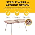 thumbnail image 4 of Western Texas Star Vintage Table Cloths for 8 Foot Rectangle Tables, Rustic Wreath Red Beige Plaid Patio Waterproof Elastic Fitted Tablecloths, Washable Rectangular Table Cover for Camping, 4 of 8