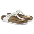 thumbnail image 3 of Birkenstock Gizeh Leather Sandal, 39, White, 3 of 6