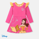 thumbnail image 1 of Disney Disney Princesa Vestido de Manga Larga con Volantes y Estampado de Personaje para Niñas Pequeñas, 1 of 3