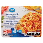 Lasagne Great Value avec sauce à la viande