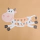 thumbnail image 4 of KAKOWELY Bandera de feliz cumpleaños con diseño de animales de dibujos animados, banderines decorativos para bebé, banderines con letras para decoración de fiestas, accesorios para fotos, 4 of 4