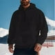 thumbnail image 1 of pstuiky camisas de manga larga para hombre, Sudadera informal de polar con bolsillo y cremallera para hombre, de manga larga, color liso, con capucha Tops de hombre m, 1 of 7