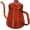 Brown, variant on ABCISI Pour Over Coffee Kettle, 12oz/350ml Glass Gooseneck Kettle with Lid, Long Narrow Drip Spout Teapot Coffee Maker for Home Office, Practical and Heat Resistant (Brown)
