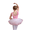 Pink + Skirt, variant on Toddler Ballerina Set Girls Short Sleeve Dance Ballet Leotards Skirt Combo Suit 3Y-11Y