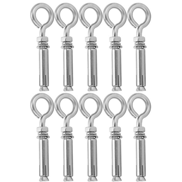 Closed Hook Expansion Screws, Screws M8 Expansion Screws  For Hardware Tools For Curtain Rod For Wall Anchors And Screws For DrywallDecorative Paintings
