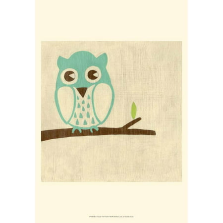 Best Friends - Owl Art Print  By Chariklia Zarris