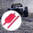 thumbnail image 4 of Milaget Metal Chassis Guard Plate with Stiffener Easy Installation Upgrade RC Car Chassis Guard Rail Kit for 14209 14210 Model Trucks Red, 4 of 7