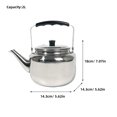 thumbnail image 3 of Stainless Steel Kettle Tea Kettles Travel Water Thickened Kitchen Gadget Portable Gas, 3 of 6