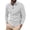 D383/Grey, variant on Afdoent Mens Polo Shirts Long Sleeve Color Block Lapel Quarter Zip Shirt Classic Casual Holiday Shirts Tops For Business Comfy