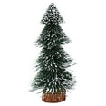 thumbnail image 1 of Merry Christmas New Ornaments For Indoor Or Outdoor 15cm PVC Ipped In Snow Flocking Pagoda Tree Table Top Window Display, 1 of 18