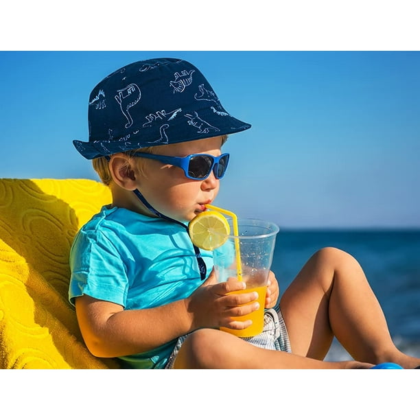 Baby Boy Sun Hat, Summer Beach UPF 50+ Sun Protection Hats, Toddler Kids  Wide Brim Sun Hats Cap 