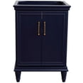 thumbnail image 4 of 24 in. Single Wooden Vanity  Blue Finish Cabinet Only, 4 of 11