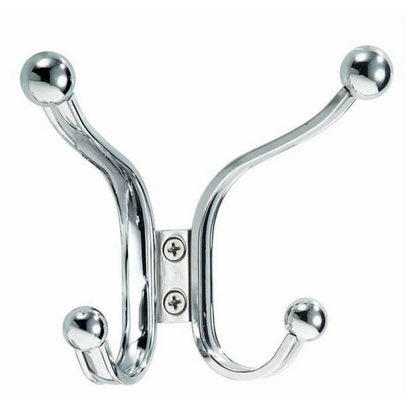 InterDesign 53570 Chrome York Lyra Quad Hook