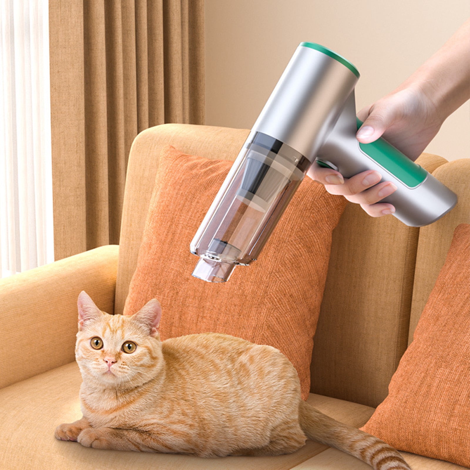 Uiz Merueh Cordless Car Vacuum Handheld Car Vacuum Portable Cordless Powerful Suction Hand Vac Perfect for Pet Hair, Cars, Home, Stairs