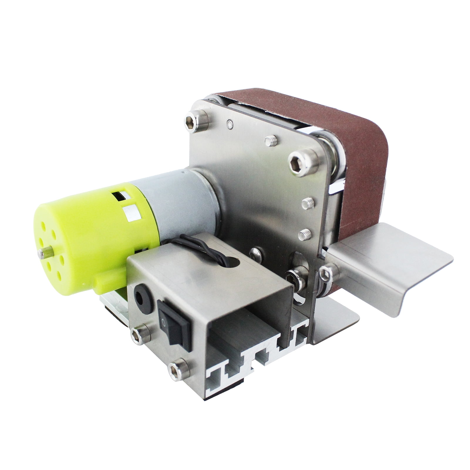 180W Mini Belt Sander - Electric Polishing & Grinding Machine With 10 Belts