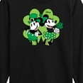 thumbnail image 3 of Disney - Mickey Minnie Shamrock - Toddler And Youth Long Sleeve Graphic T-Shirt, 3 of 5