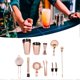 thumbnail image 2 of Juego de Coctelera Yashi Kit de barman 11 piezas Acero inoxidable oro rosa, 2 of 4