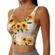 thumbnail image 2 of Balery Sunflower 5 Sujetadores deportivos con espalda cruzada para mujer, acolchados, sin costuras, de alto impacto, ideales para yoga, gimnasio, entrenamiento y fitness.-Large, 2 of 8