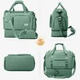 thumbnail image 3 of Gynky Travel Duffle Bag Weekender Bags for Women with Shoe Compartment Carry on Overnight Bag with Toiletry Bag Hospital Bag for Labor and Delivery Weekender Overnight Bag for Trave Sport Hospital, 3 of 8