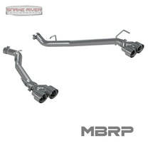 MBRP Axle Back Exhaust w Dual Rear Quad Tips for 2020-2025 Ford Explorer Aviator