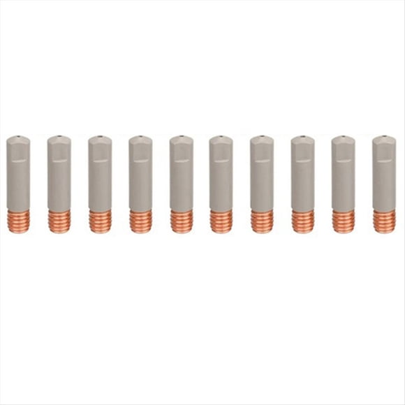 10 Piezas MB15AK Puntas de Boquilla Soldadura Revestimiento Protector M6 Punta para Gas 1,0mm Herramientas MIG